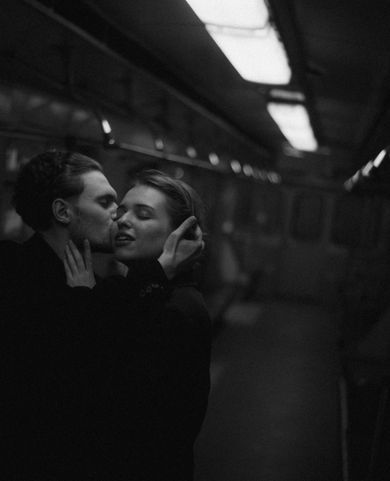 couple, blackandwhite