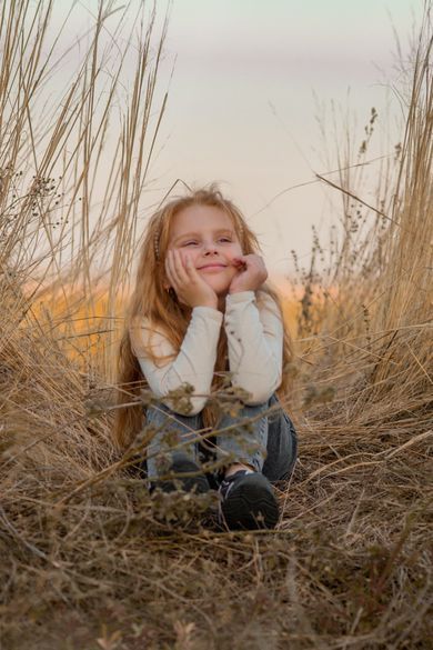 children, family, portrait