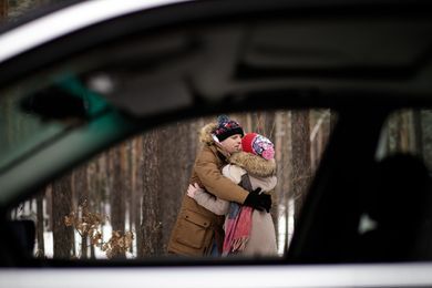 couple, portrait, family
