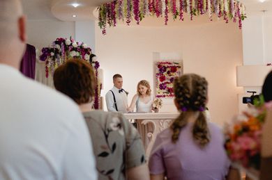 wedding, family