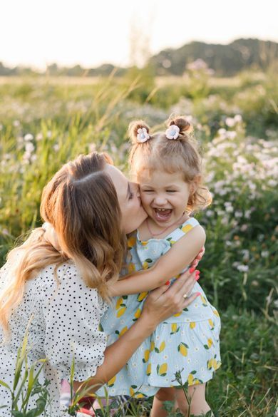 children, nature, family