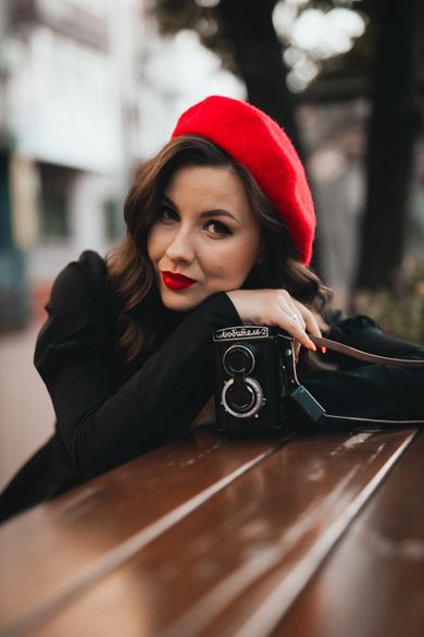 portrait, glamour, content