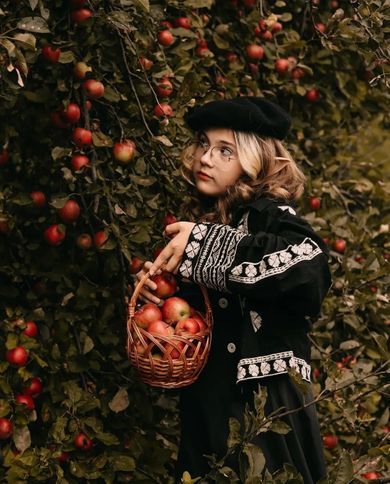 children, nature, portrait, content