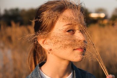 nature, portrait, children