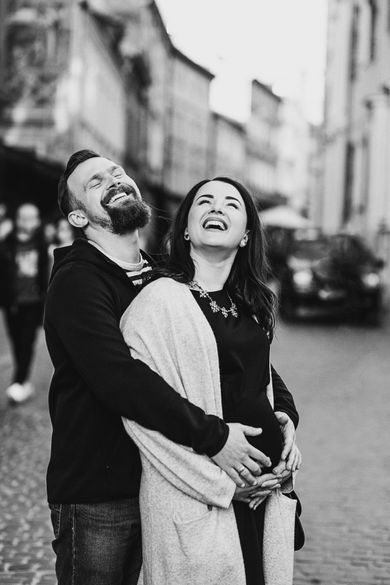 couple, blackandwhite, portrait