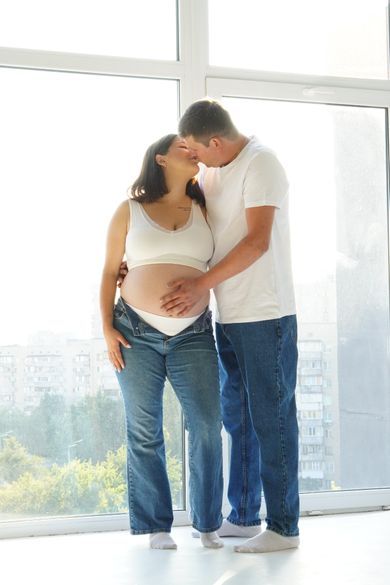 maternity, couple, family