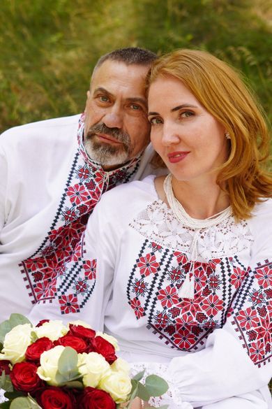 family, portrait, wedding, couple