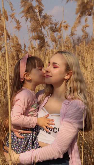 nature, content, children, family