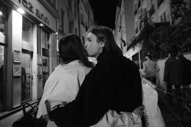 couple, blackandwhite, street