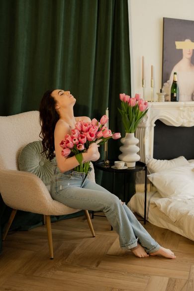 portrait, glamour, content, fashion
