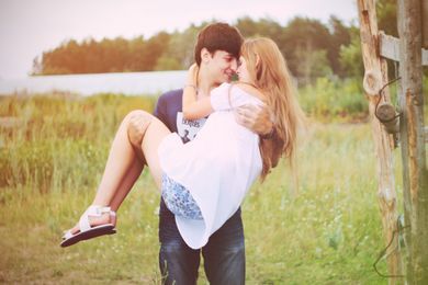 couple, nature, wedding, family