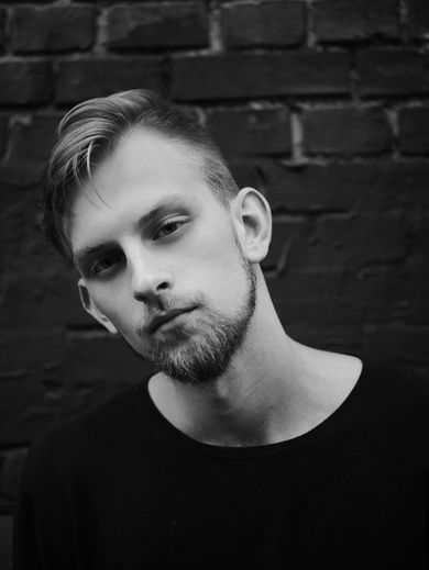 portrait, content, blackandwhite