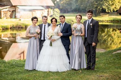 wedding, family