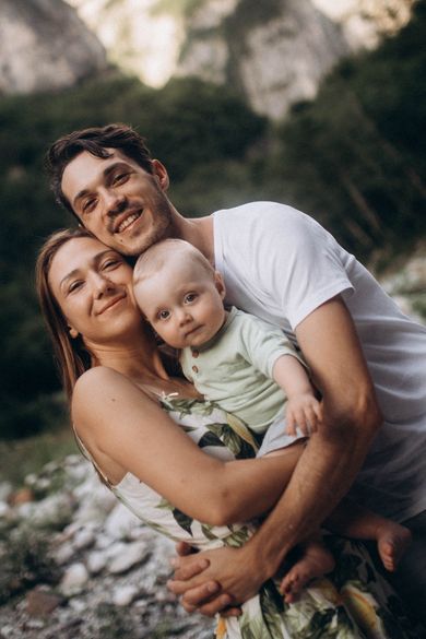 children, baby, family