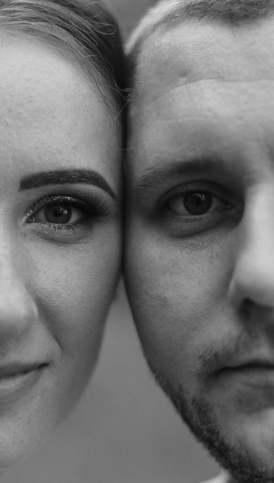 couple, blackandwhite