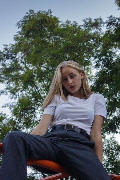street, portrait, content