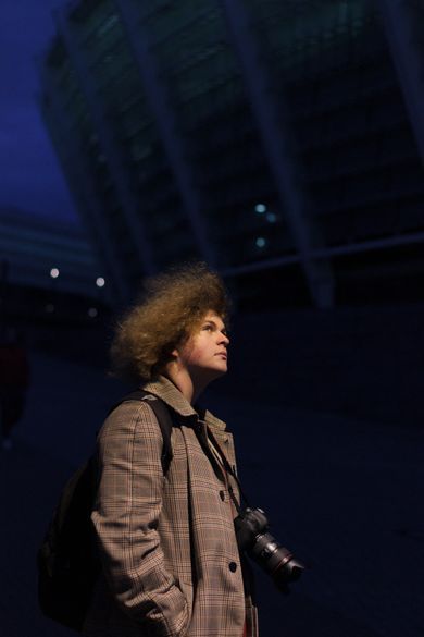 street, portrait, content
