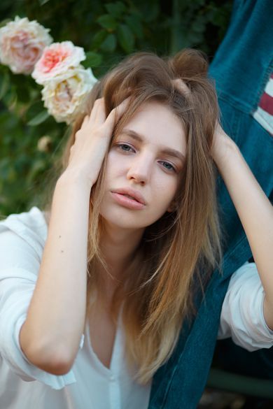 nature, portrait, content, fashion