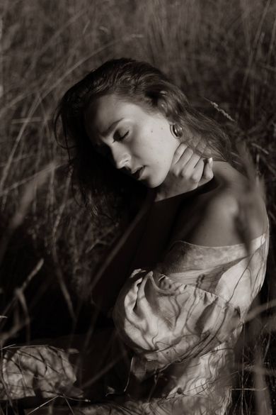 portrait, content, blackandwhite