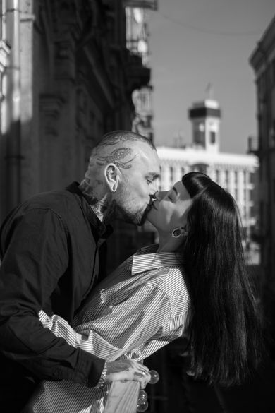 couple, family, blackandwhite