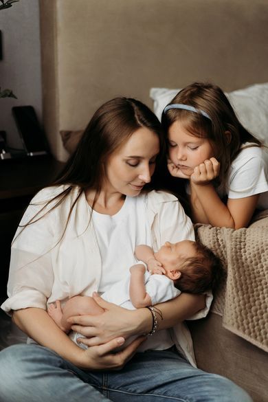 children, baby, family