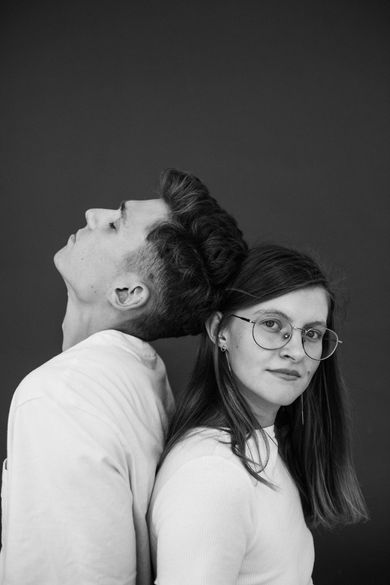 couple, blackandwhite
