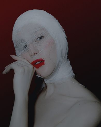 glamour, portrait, fashion