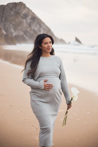 family, portrait, couple, maternity