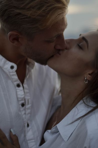 couple, nature, wedding, portrait