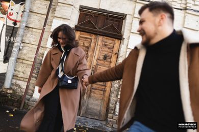 couple, street, ukraine, family, portrait