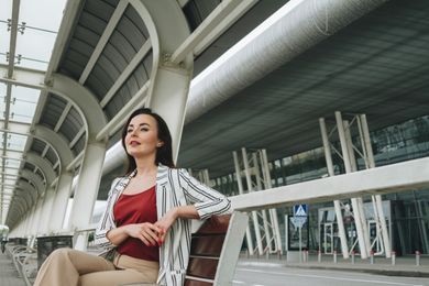 portrait, content, street
