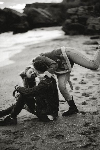 couple, blackandwhite, nature