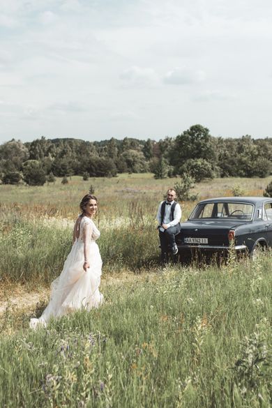 couple, wedding, portrait, family