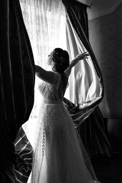 couple, blackandwhite, wedding, portrait