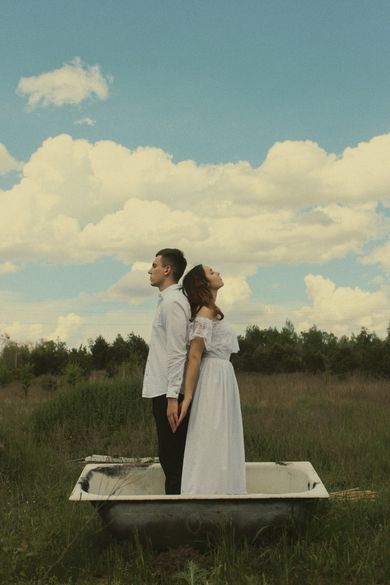 couple, nature, content