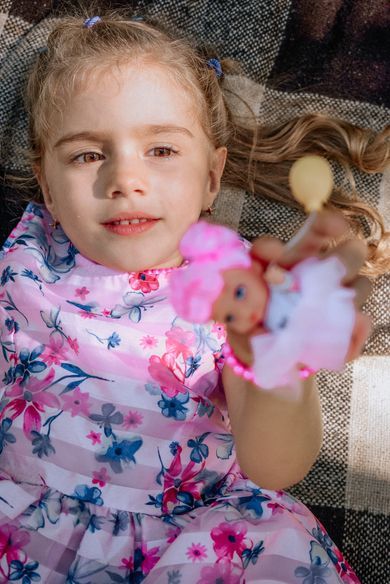 portrait, children, family