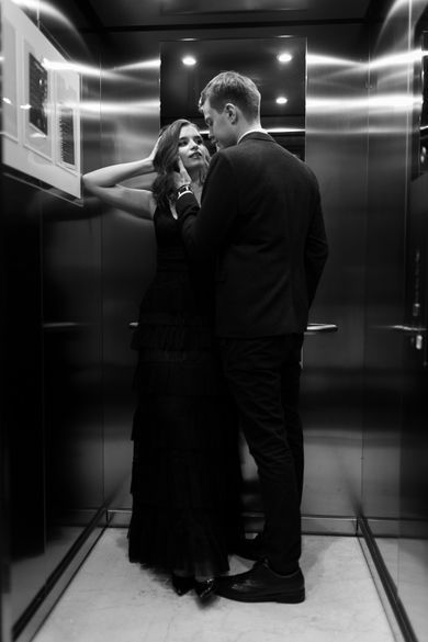 couple, blackandwhite