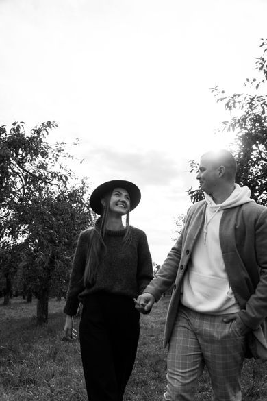 couple, blackandwhite, street, ukraine