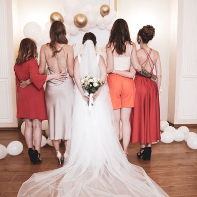 couple, wedding, family