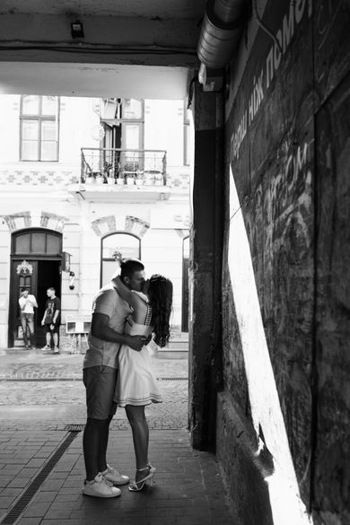 couple, blackandwhite