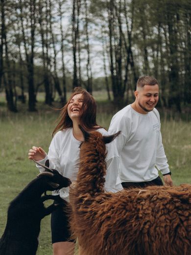 pets, couple, nature