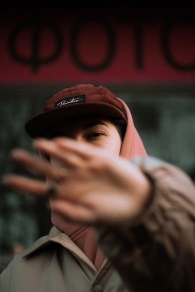 portrait, content, street