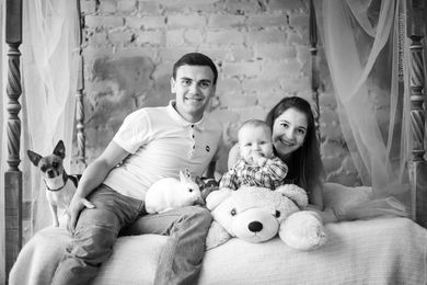 couple, blackandwhite, family