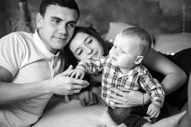 couple, portrait, children, wedding, family