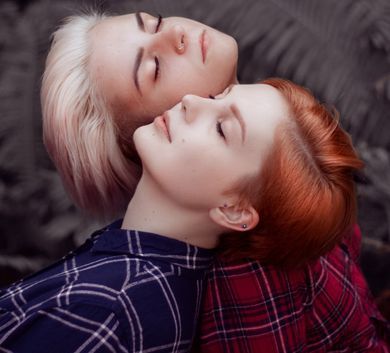 couple, street, wedding, portrait