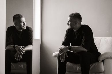 content, portrait, blackandwhite