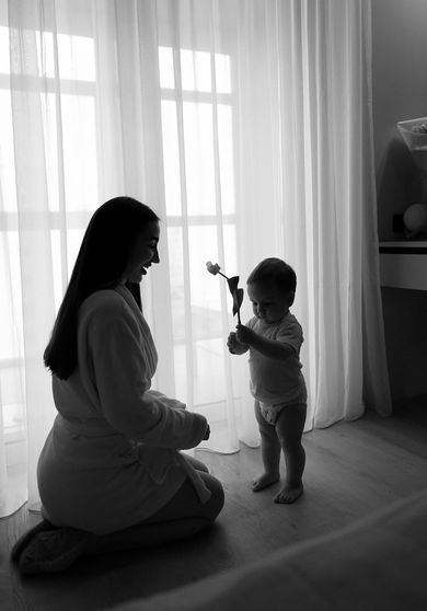 blackandwhite, children, family