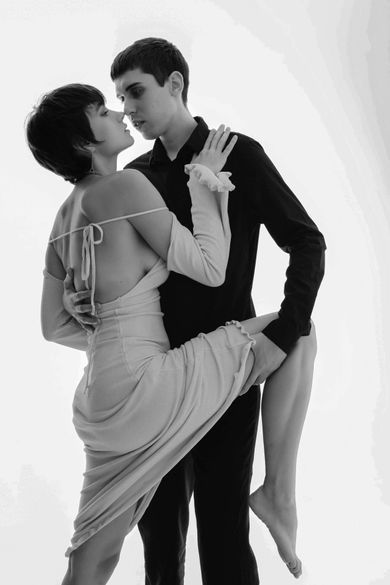 commercial, couple, blackandwhite, portrait, glamour