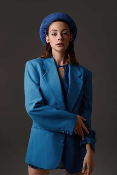portrait, content, fashion