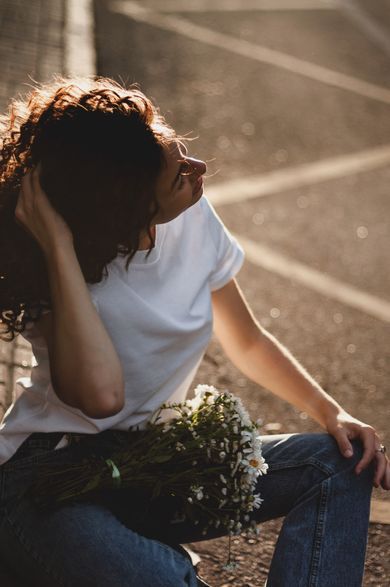street, portrait, content